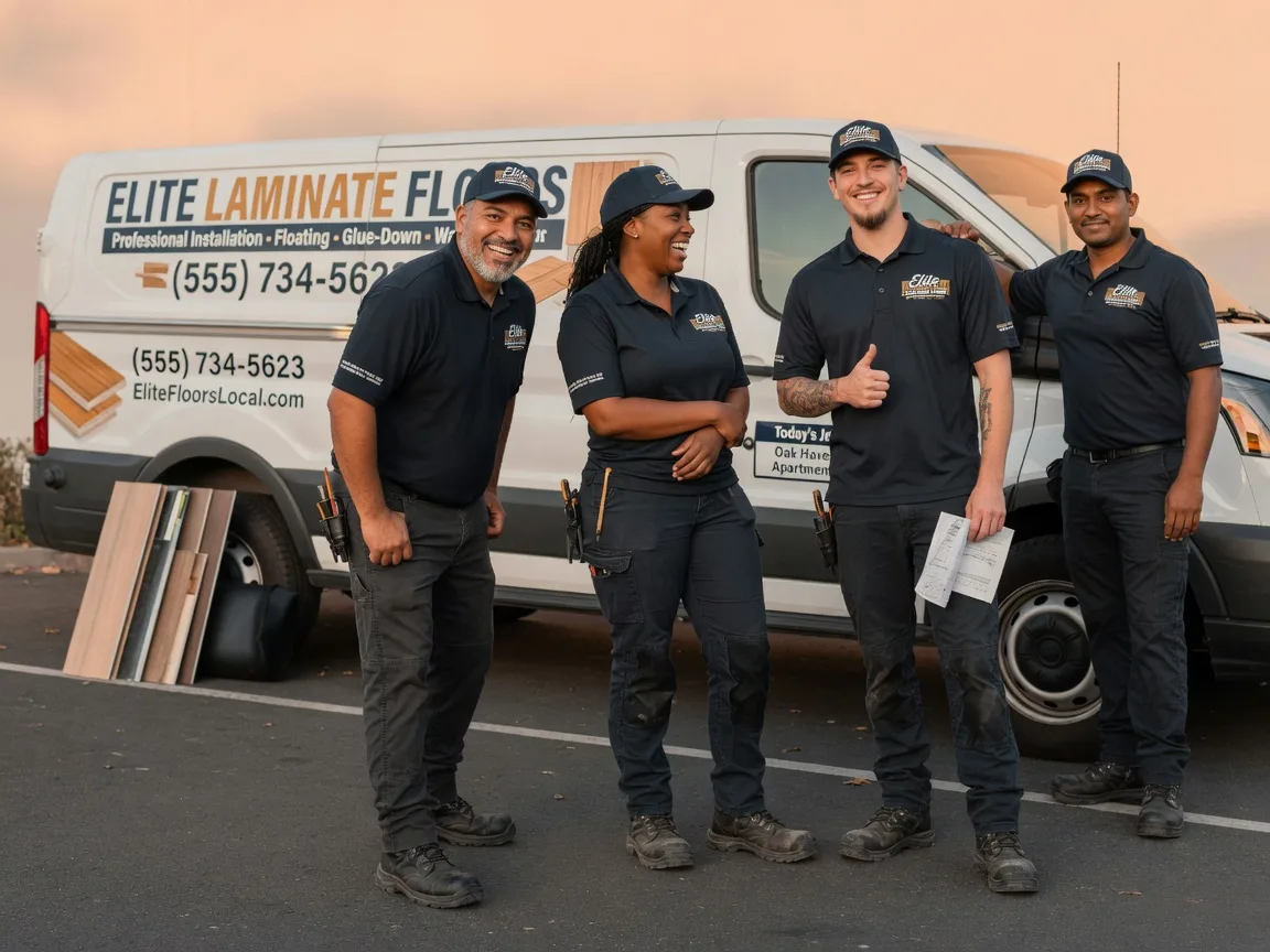 Laminate flooring installation company in Mcclelland, IA